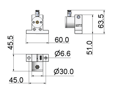 WIRE GUIDE AIR WIPE AWM 61 DIMENSIONS