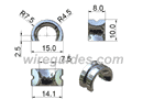 WIRE GUIDE-BOW GUIDE BG 16 MADE OF CARBIDE