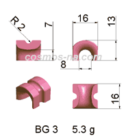 WIRE GUIDE BOW GUIDE BG - 3 DIMENSIONS