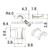 WIRE GUIDE-FLYER BOW GUIDE BG 6 FOR KINREI 450, 560