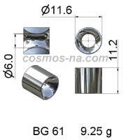 WIRE GUIDE BOW GUIDE BG - 61 DIMENSIONS