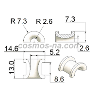 WIRE GUIDE-FLYER BOW GUIDE BG 8 FOR KINREI 630, 760, NIEHOFF 630