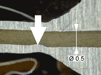 GUIDE NOZZLE-AN INVISIBLE BULGE IN A SST NOZZLE