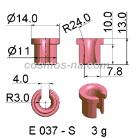 WIRE GUIDE SLOTTED EYELET E 037-2