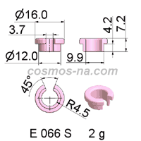 WIRE GUIDE SLOTTED EYELET 066 S