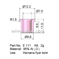 wire guide - E 111 for Hamana