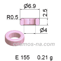 WIRE GUIDE RING WITHOUT GROOVE E 155