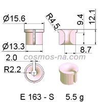 WIRE GUIDE SLOTTED EYELET E 163 S