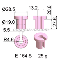 WIRE GUIDE SLOTTED EYELET E 164 S