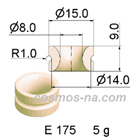 WIRE GUIDE GROOVED RING E 175
