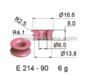 Grooved ring E 214 - 90