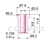 FLANGED EYELET GUIDE E 239