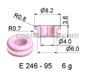 WIRE GUIDE GROOVED RING E  246