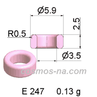 WIRE GUIDE RING WITHOUT GROOVE E 247