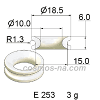 WIRE GUIDE GROOVED RING E 253