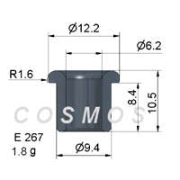 FLANGED EYELET GUIDE E 267