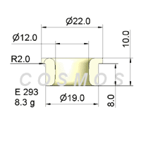FLANGED EYELET GUIDE E 293