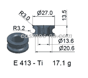 Grooved ring E 413 - Ti