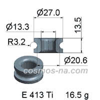 WIRE GUIDE GROOVED RING E 413 Ti