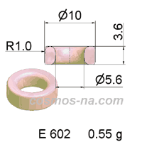 WIRE GUIDE RING WITHOUT GROOVE E 602