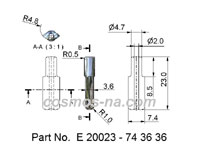 WIRE GUIDES-A FLYER COILING WINDING NOZZLE