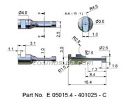 wire guides-a flyer coil winding nozzle