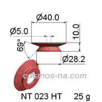 WIRE GUIDE HIGH TEMPERATURE PULLEY NT 023 HT