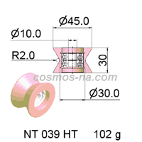 WIRE GUIDE HIGH TEMPERATURE PULLEY NT 039 HT