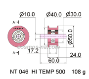 NT 046 HI TEMP 500 for use up to 500 degrees Celsius