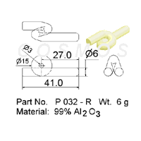 wire guide-snail guide P 032 - R