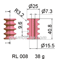 Wire Guide-Roller Guide, part No.RL 008