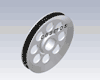 WIRE GUIDE-SPRAYED PULLEY