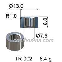 WIRE GUIDE CARBIDE RING TR 002