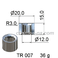 WIRE GUIDE CARBIDE RING TR 007