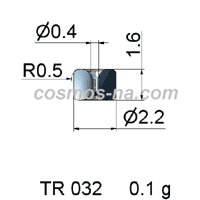 WIRE GUIDE CARBIDE RING TR 032