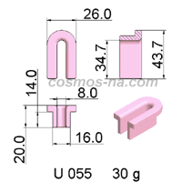 WIRE GUIDE U GUIDE U 055